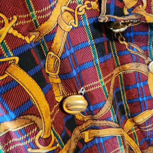 Vintage Richard Warren Strap Printed Women's Dress 6 **Needs 2 Buttons Sewn** - Picture 7 of 7